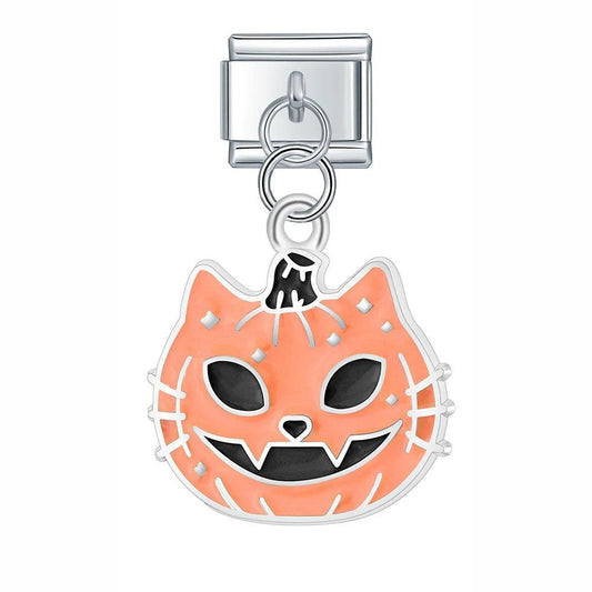 Evil Pumpkin Cat - Charms Official